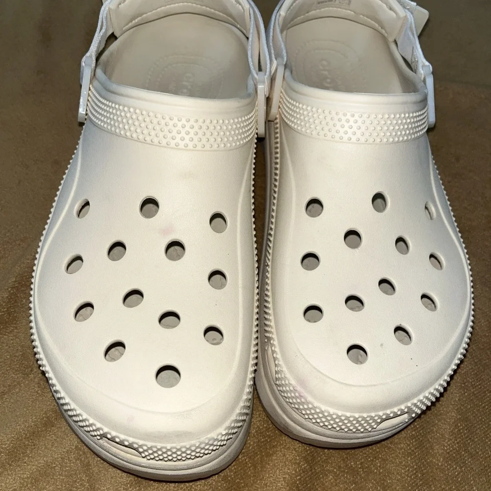 Crocs Hiker Xscape Clog BONE Womens 12.5 Mens 11 208365-108 Trail‎ Beach Shoes